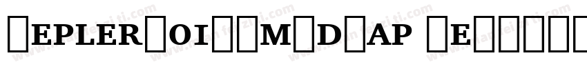 KeplerW01-SmBdCap Re字体转换